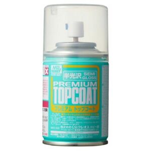 MR HOBBY Premium Topcoat Semi Gloss (88 ml) B602 for Bandai Gundam